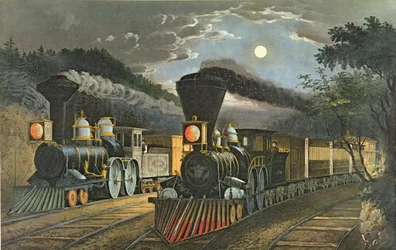 Der Blitz-Express-Zug, 1863